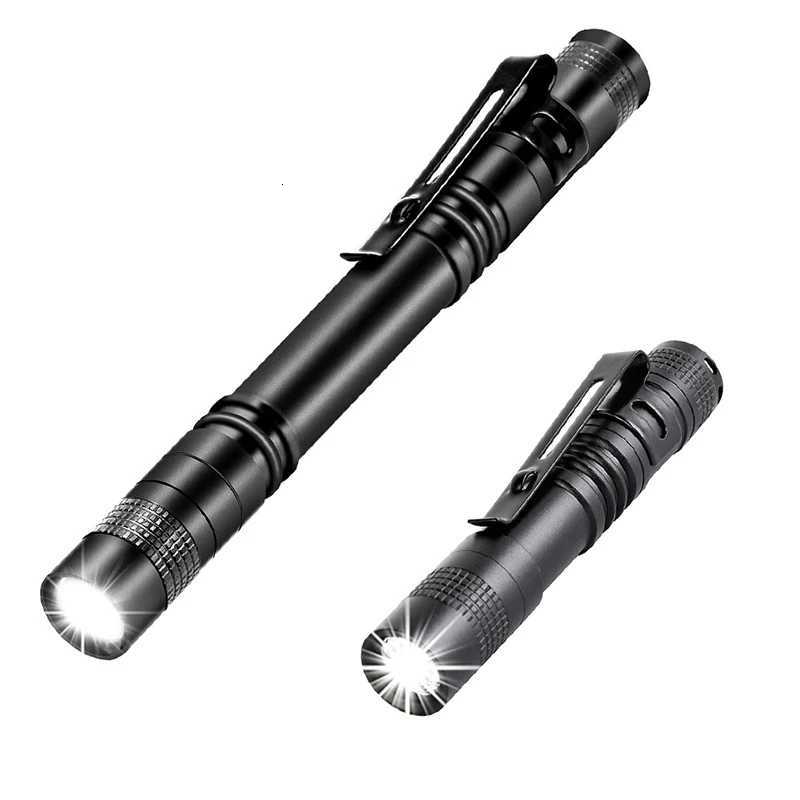 Mini Portable LED Pen Light Pocket Ultra Bright High Lumens Handheld Flashlight Linterna Torch For Camping Outdoor EmergencyW251106