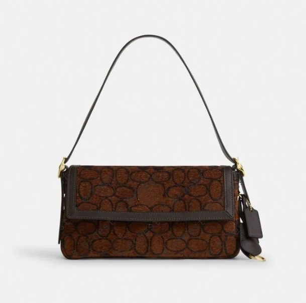 Trendy Casual Soft Women's Designer ETTA Small Flip Shoulder Bag Large Capacity Leopard Print Female Retro Crossbody Bag