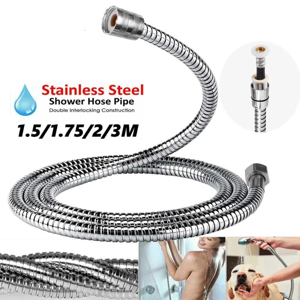 Bath Shower Hose 3/2/175/15m Stainless Steel ible Handheld Shower Pipe Plumbing for Bathro Accessories Y251107
