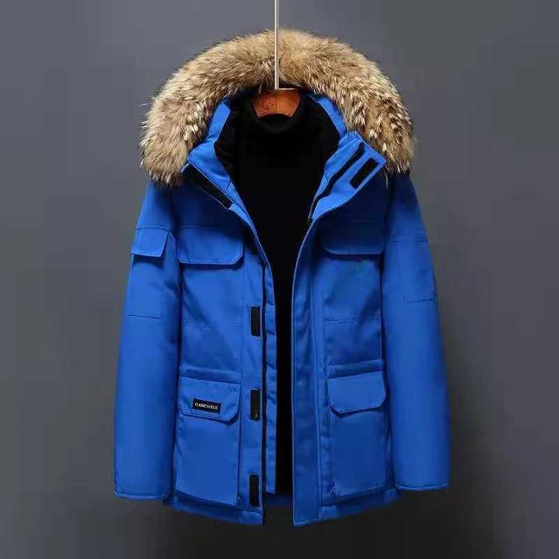 New Winter Men Casual Duck Down Coats Hooded Fur Collar High Quality Male Windproof Waterproof Winter Coats Warm Down JacketsT251107