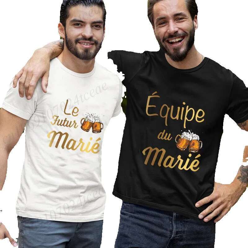 EVG French team men's T-shirt lacks beer, girl's life funeral fashion clothing