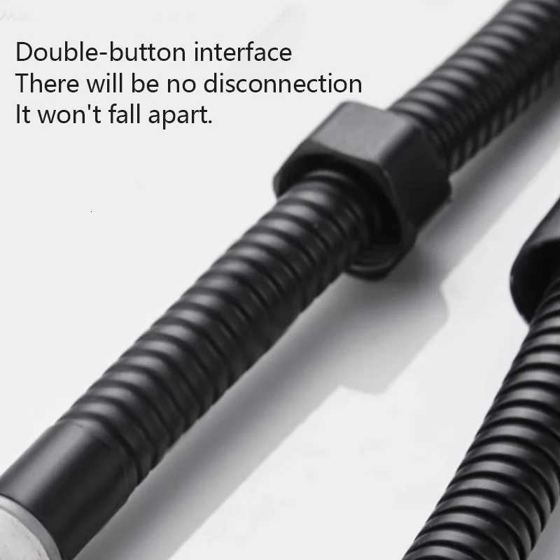 ible Stainless Steel Plumbing Hose Shower Tube ible Bathro Pipe Bath Accessories Y251107