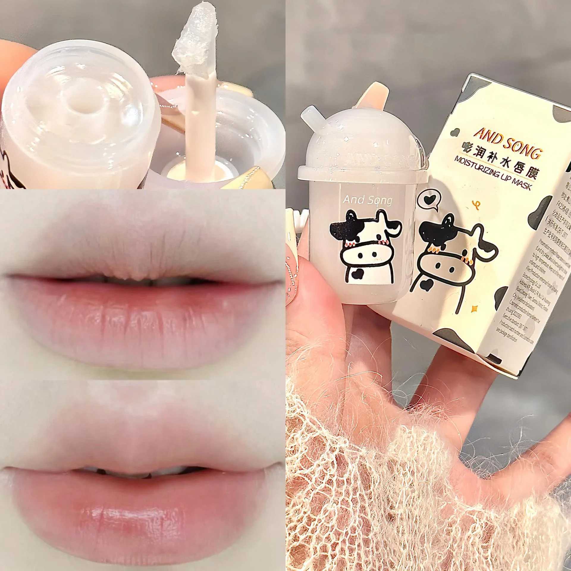 Jelly lipstick transparent and moisturizing lovely key chain lip color transparent and moisturizing anti drying natural plant lip care cosmetics W2504