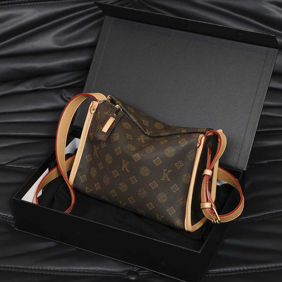 2025 Classic Monogram Print Bag Luxury Underarm Shoulder Purse Vintage Crossbody Bag for WomenW251106