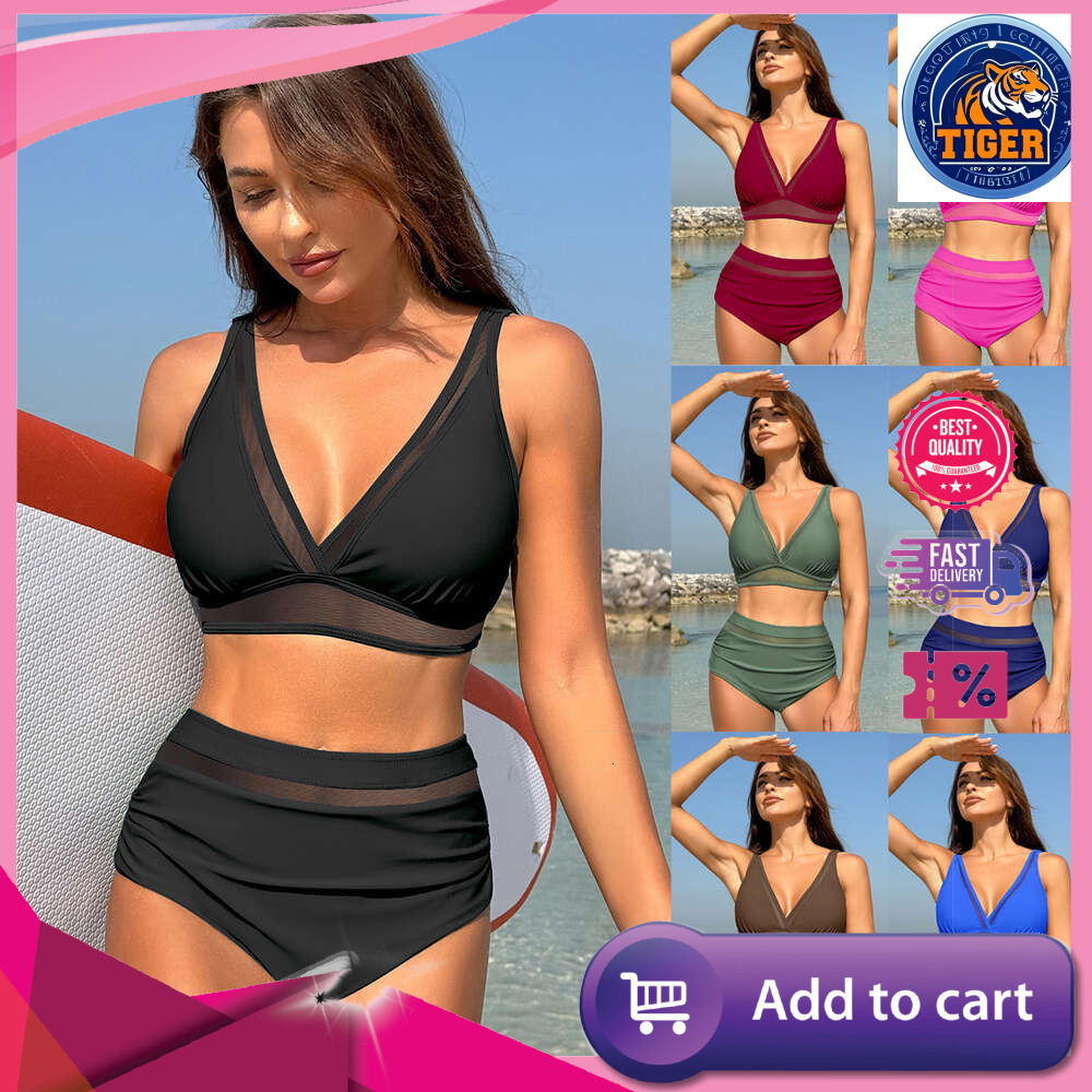ddmytiger New Women s Sports Sexy Split Bikini Swimsuit H