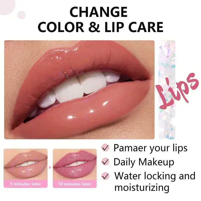 3-color shiny color changing lipstick anti drying and long-lasting moisturizing lipstick moisturizing jelly lipstick W250407