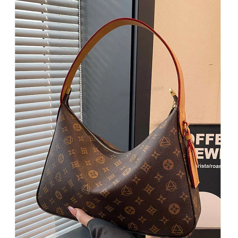 Designer Bags Fashion Ladies Genuine Leather Embossed Crossbody Old Flower Chain Handbags Luxury bag Letters Stripe Armpit Bag Designer Purse