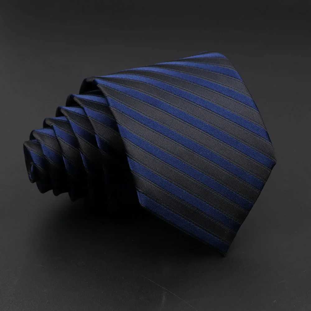 Fashion Mens Classic Stripe Ties Wedding Business Neckties Jacquard Narrow Tie Party Formal Suit Shirt Gravatas Accessory Gift X250407
