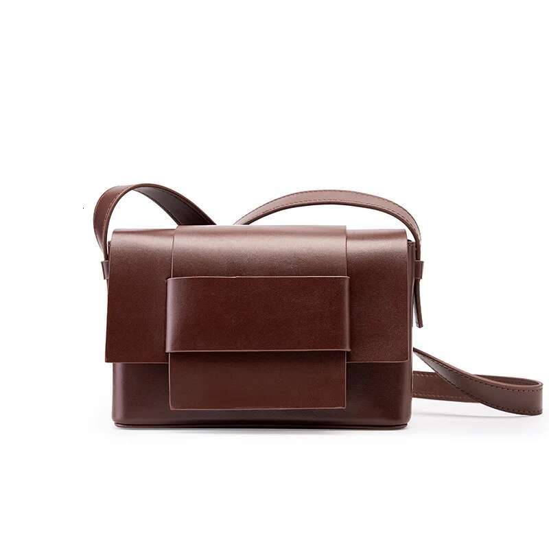 Alirattan New Genuine Leather Crossbody For Women Designer Winter Fashion High Quality Cowhide Lady Casual Shoulder Bag A271