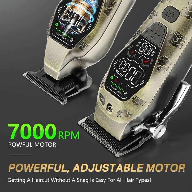 Professional Men, 3 In 1 T-Blade Barber And Set, Mens Cordless Clippers Hair Cutting Kit, Trimmers Barbers, Beard Trimmer For Men