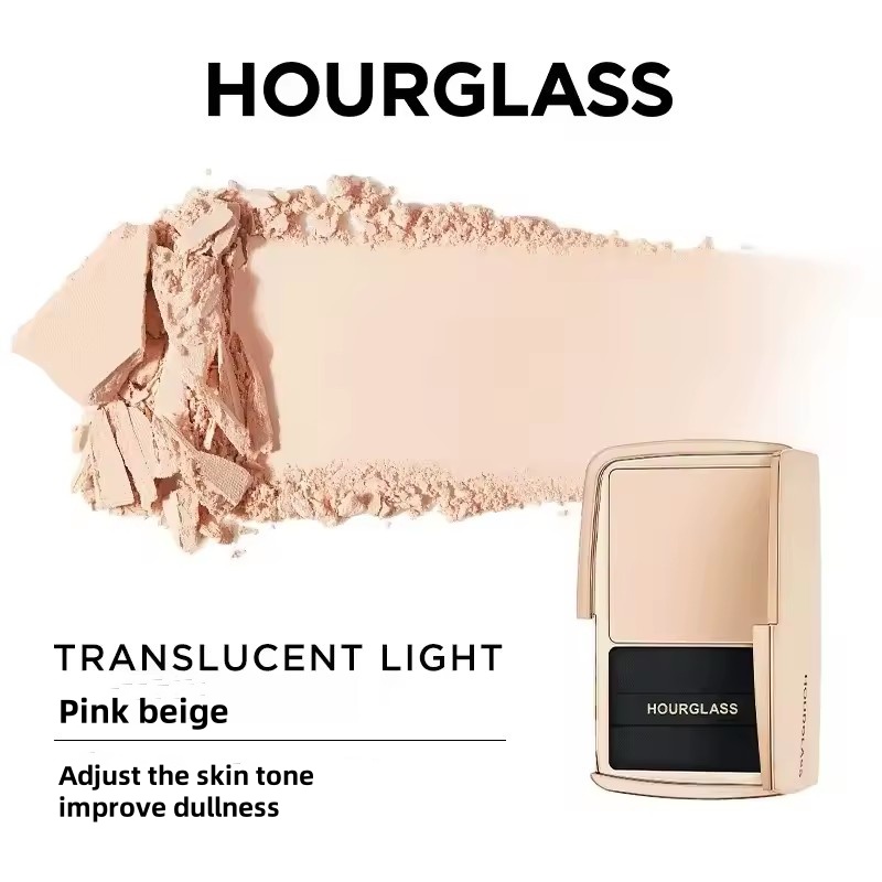 High quality HOUR/GLASS New Light Mist Powder with Soft Focus and Oil Control for A Long Time Setting Makeup Powder Delicate