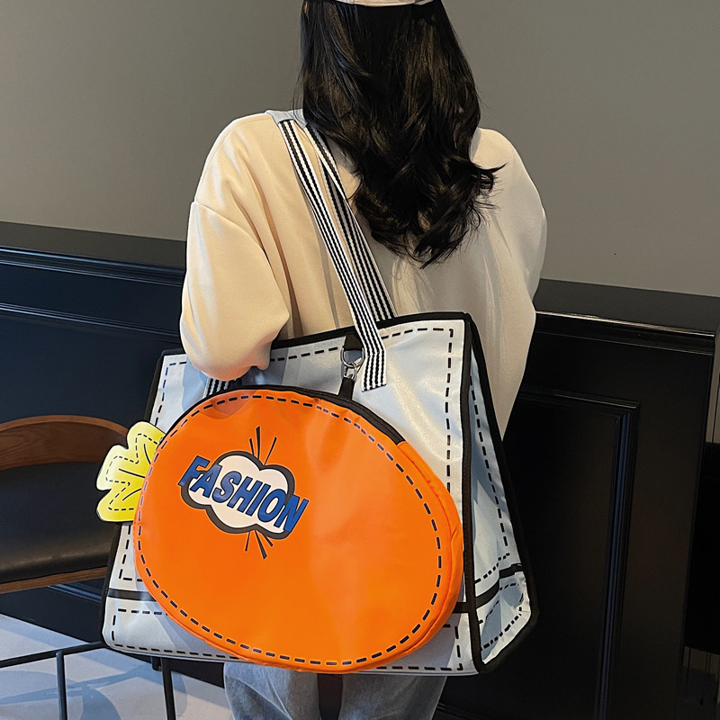 2025S Designer Women S Bag Carrot Large Capacity Tote Sports Badminton Hand Held Tennis Racket Bag Cute Single Shoulder Women S Bag