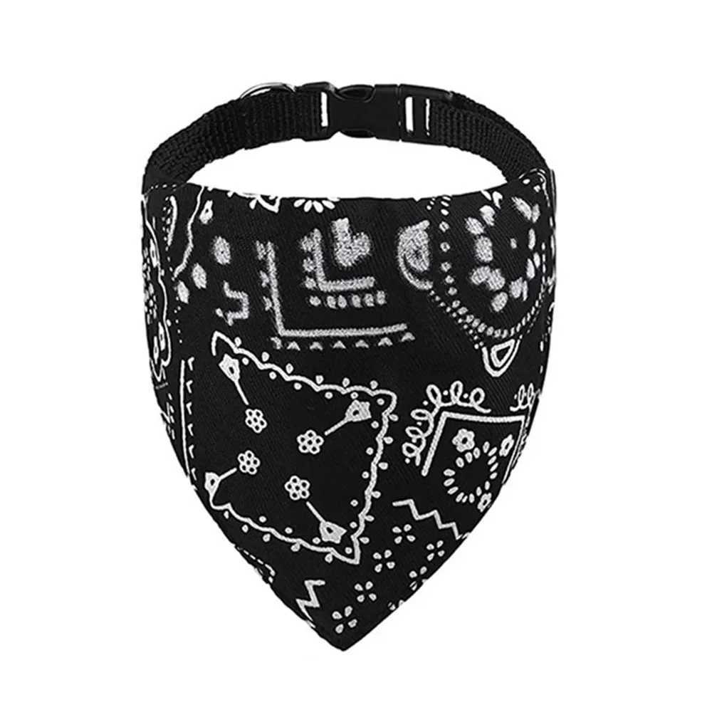 Adjustable pet bib Saliva towel dog collar scarf Bandana collar dog triangle bib collar pet accessories M250407
