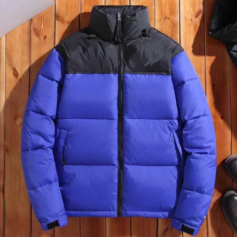 Casual Lightweight Down Jacket Mens Winter New Splicing Thick Warm Parka Short Women Snow Skiing White Duck Down Padded CoatT251107