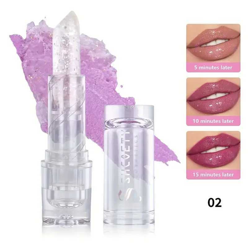 3-color shiny color changing lipstick anti drying and long-lasting moisturizing lipstick moisturizing jelly lipstick W250407