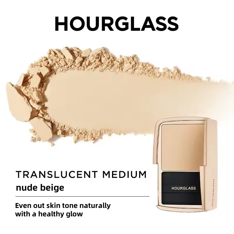 High quality HOUR/GLASS New Light Mist Powder with Soft Focus and Oil Control for A Long Time Setting Makeup Powder Delicate