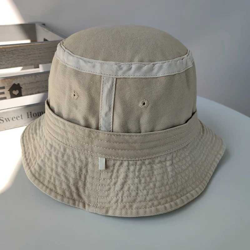 Autumn XXL Size Panama Hat Women Water Washed Cotton Jean Fisherman Hat Outdoor Fishing Hats Big Head Girth Bucket Hat for Men Z250407