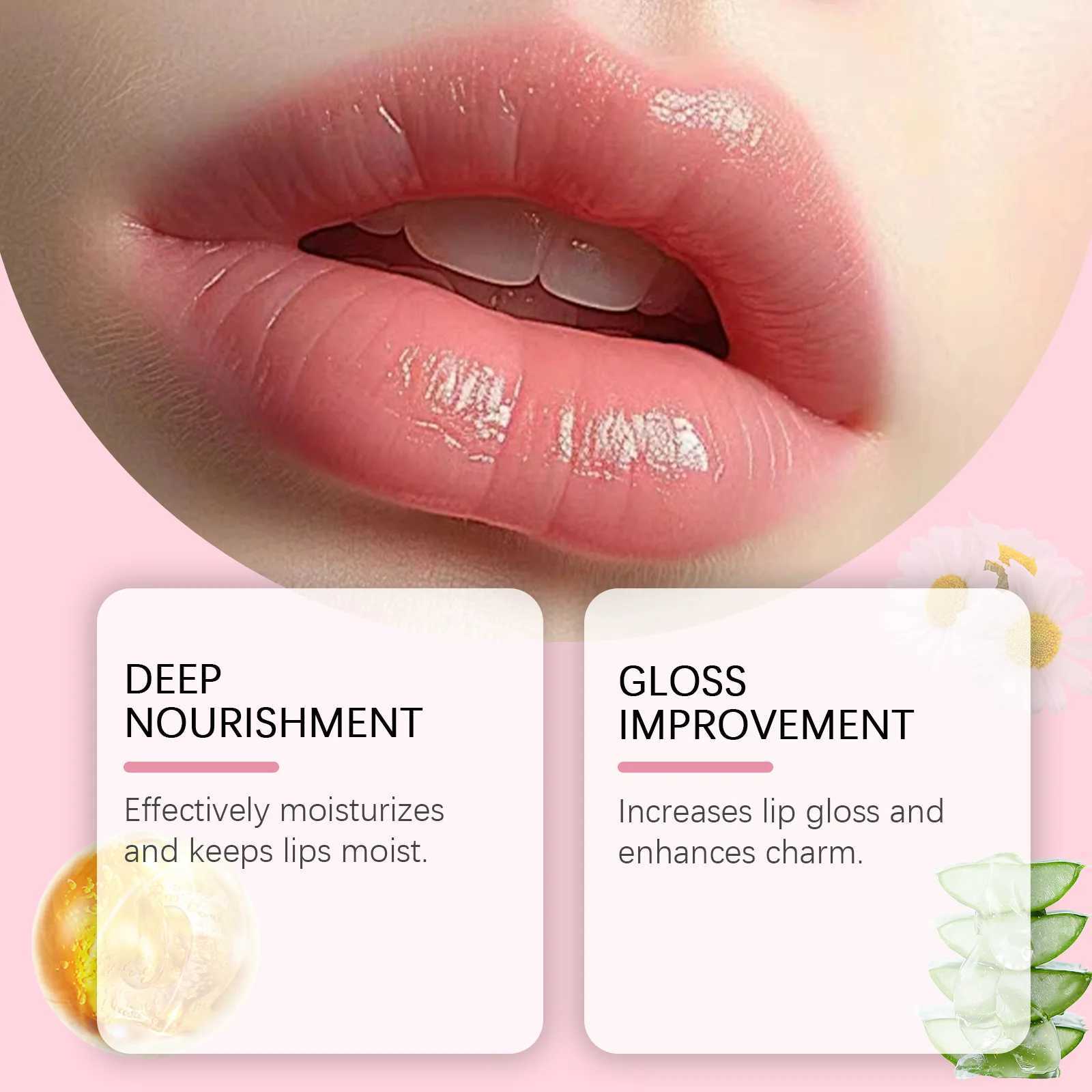Ouhoe 5ml durable lipstick oil instantly reduces the volume of melanin dead skin repair dry gloss lipstick oil W250407