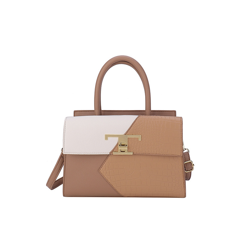 2025S Designer Women S Bag Color Blocked Handbag New Trend Spring Fashion Single Shoulder Crossbody Women S Casual Commuting Small Square Bag