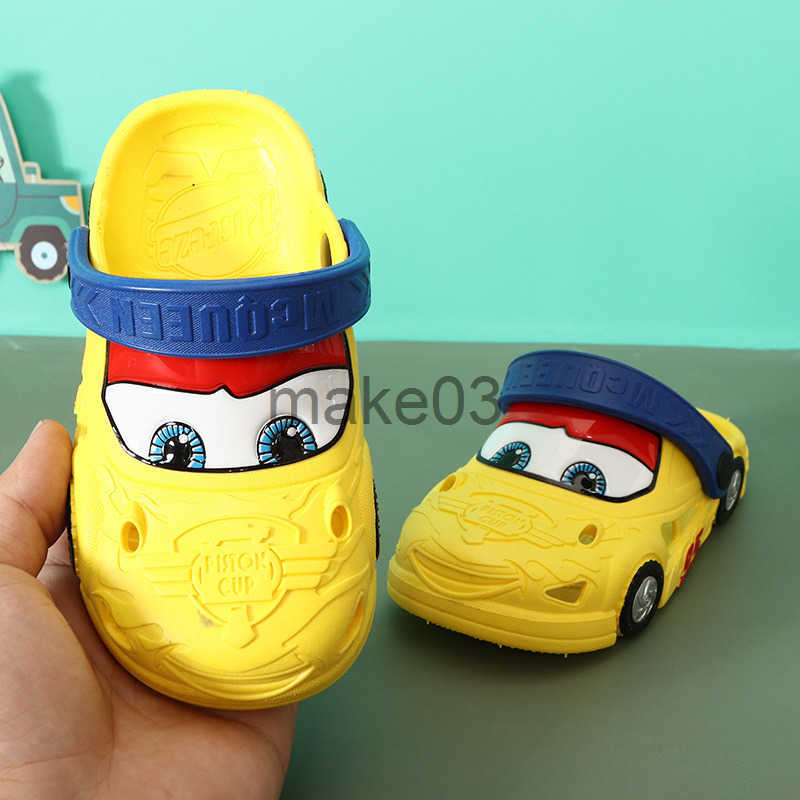 slippers Summer 1-3 years old 2 boys indoor car beach hole shoes Childrens baby anti-skid sandals J250403