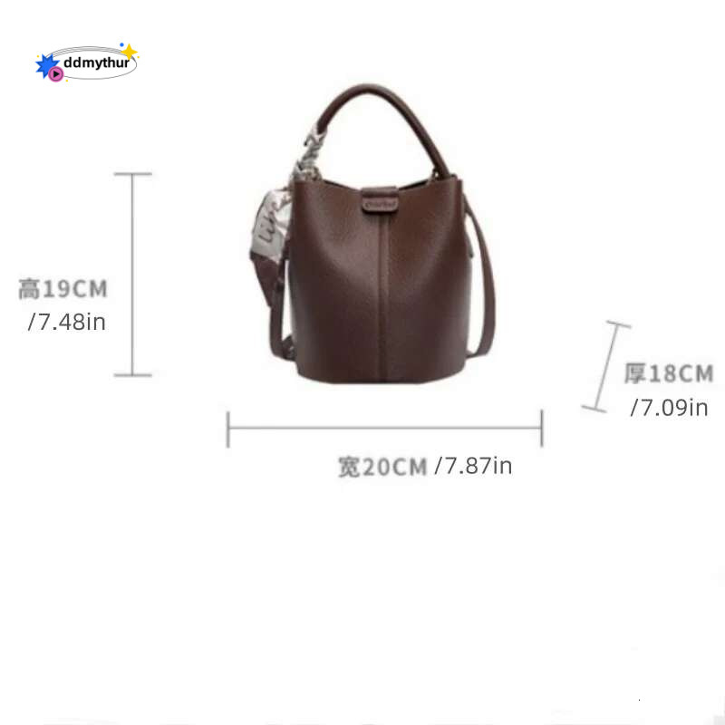 Senior Sense Retro Color Small Women's New Crossbody Super Fire Bucket Bag ddmythur