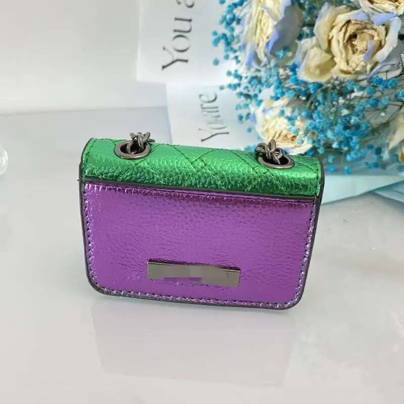 Female Hundred Matching Dia Check Embroidery E Chain Small Square 2025 New High-End Texture Super Fire Mini Bag