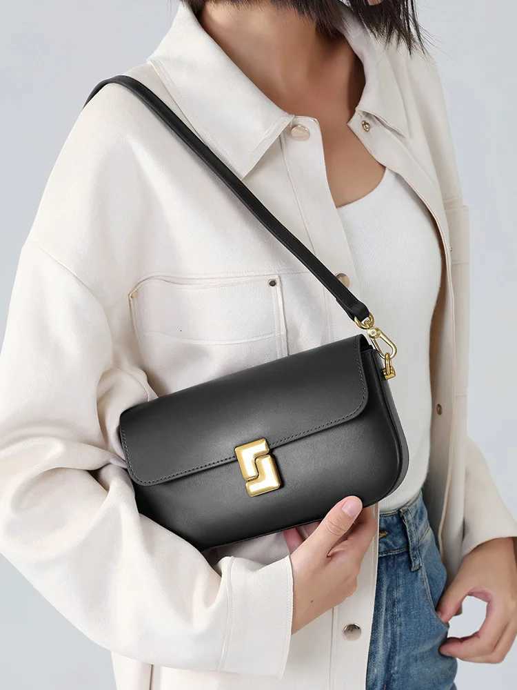 Genuine leather woman bag small square shoulder bag Handbags ladies crossbody bags luxury designer minimalism bag tofu bagW251107