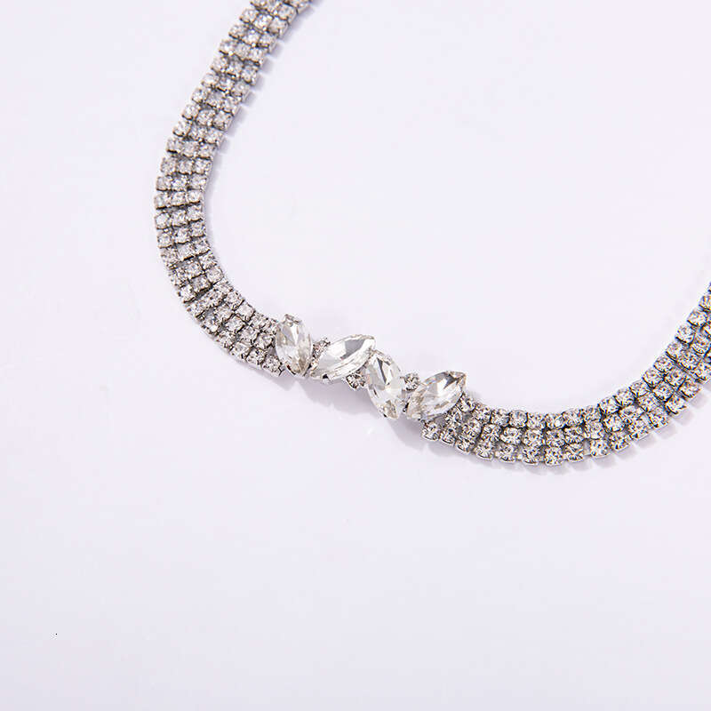 Fashion rhie crystal, personalized internet celebrity necklace, popular necklace pendant