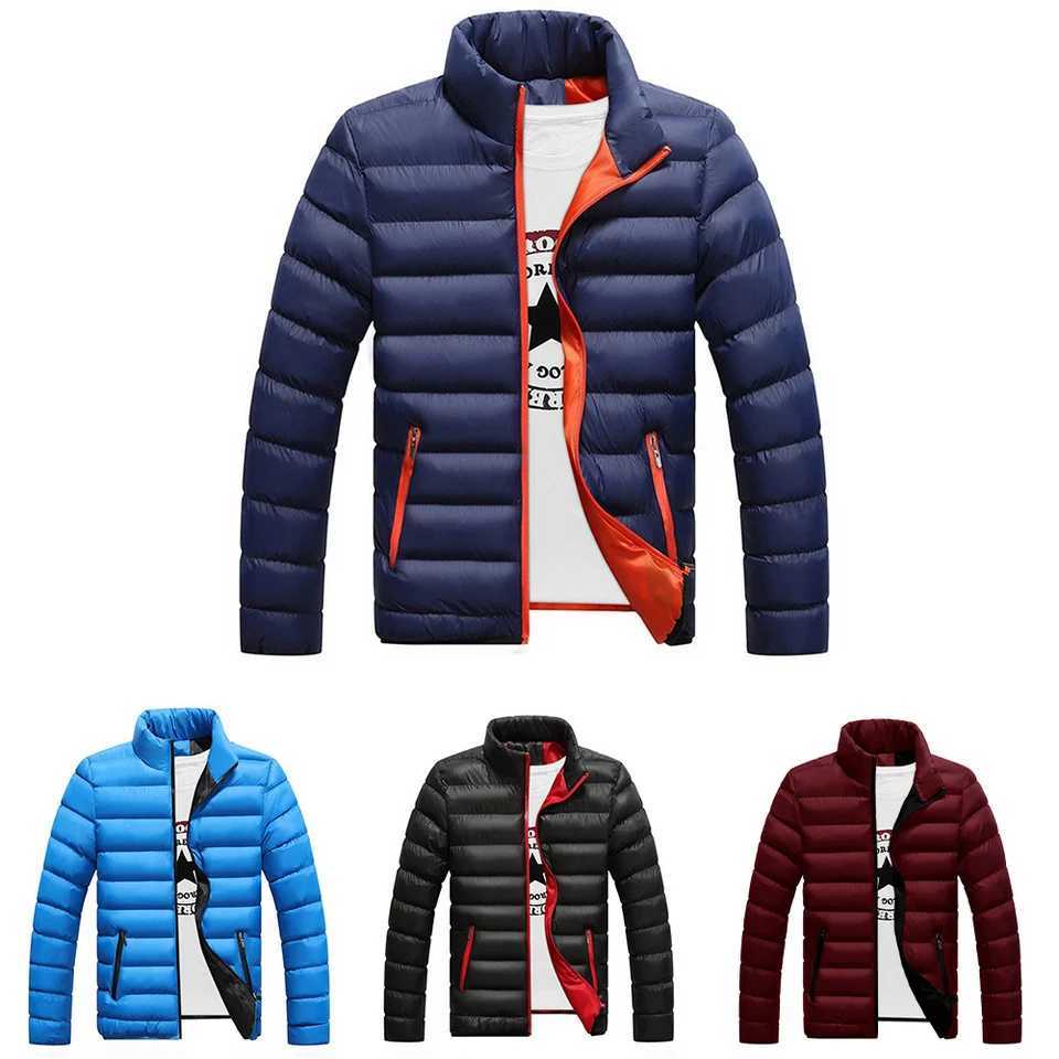 Casual Outerwear Mens Down Coat Winter Outdoor Jacket Long Sleeve Regular Length Solid Color Spring Autumn Winter WearT251107