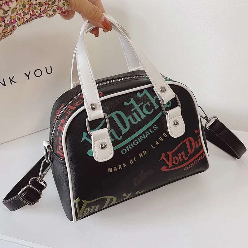 print Fashionable letter ladies handbag shoulder bag