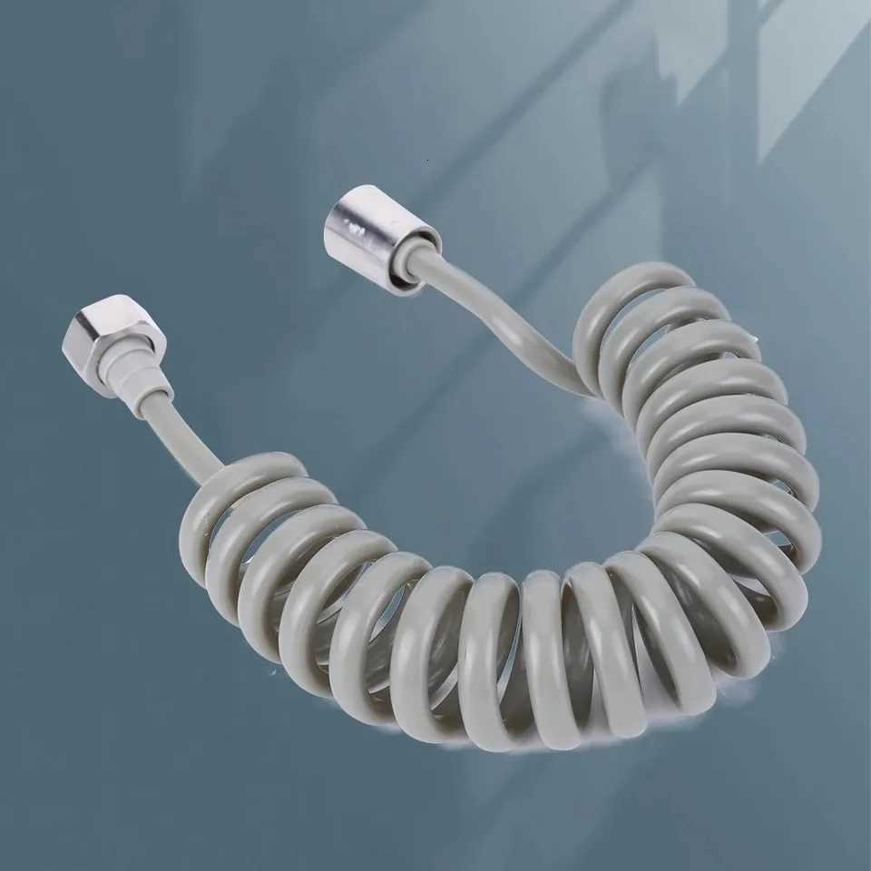 Plastic Water Toilet Bidet Sprayer ible Spring Shower Hose tube Telephone Line soft Hoses bathro Accessories Y251107