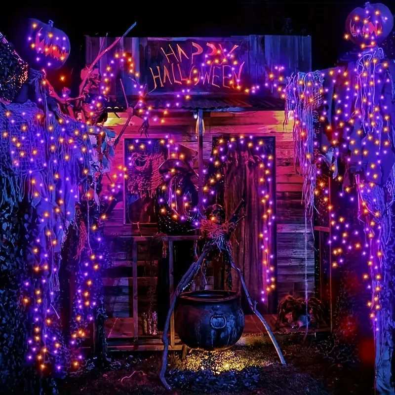 LED Solar String Lights Waterproof Garland Fairy Stirng Light Decor for Garden Trees Outdoor Party Weddings Christmas Halloween W251107