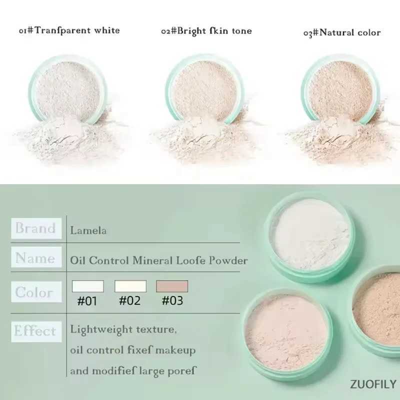 Facial Loose Powder Matte Transparent Powder Cosmetics Waterproof Oil Control Velvet Professional Durable Makeup PowderXJ250407