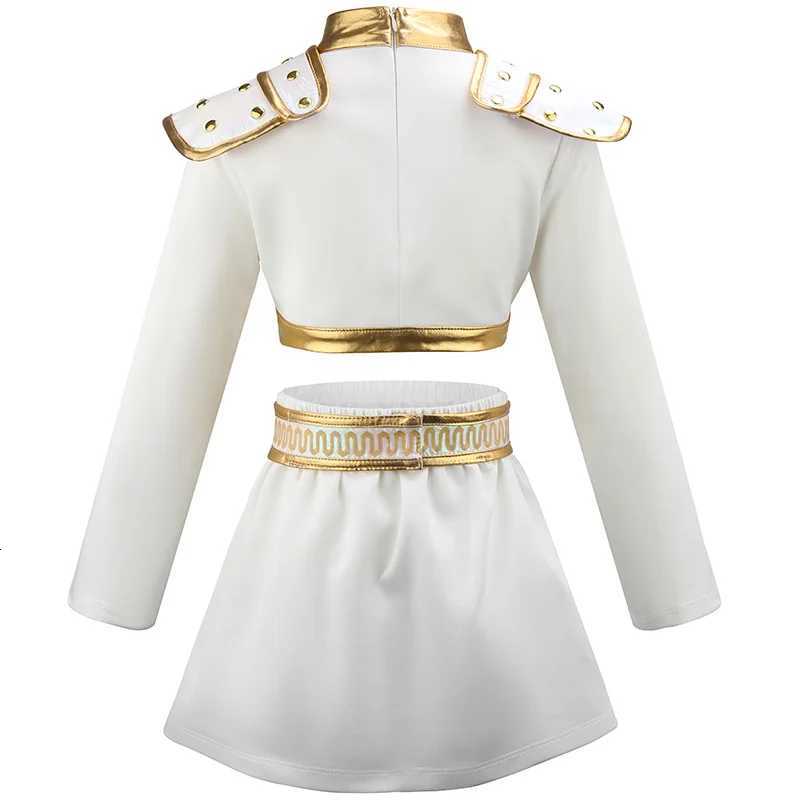 Kpop Demon Hunter Costume Rumi Halloween Cosplay Hot Girls Show Costume Black Shiny Set Halloween Girls Anime clothing W251107