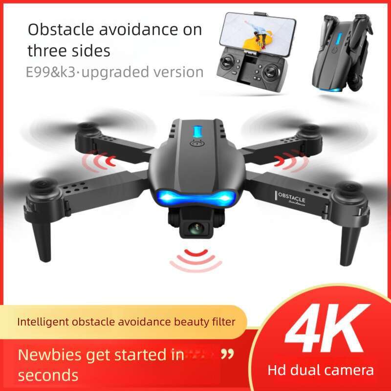 E99pro Aerial Photography 4k HD Dual Camera Obstacle Avoidance Remote Control Aircraft Drone