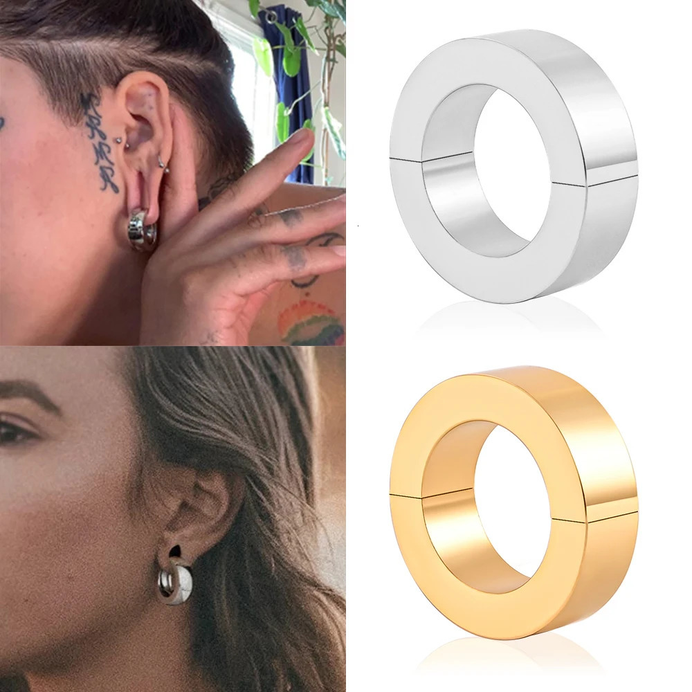 Vankula 2PC 6mm Stainless Steel Fashion Glossy Small Ear Weights Hangers Gauges Plugs Stretchers Expanders Body Piercing Jewelry 250403
