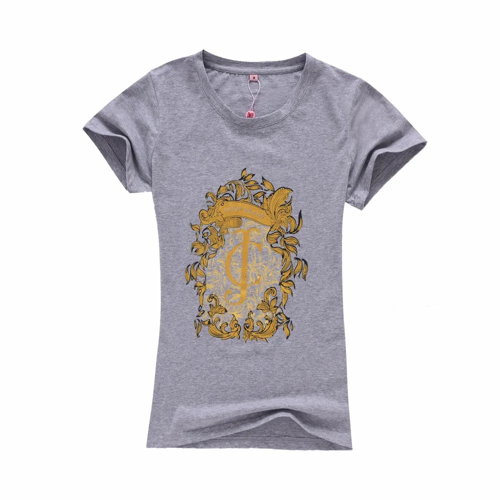 Womens Tshirt Summer Printed Letter Girls Casual Top 250407