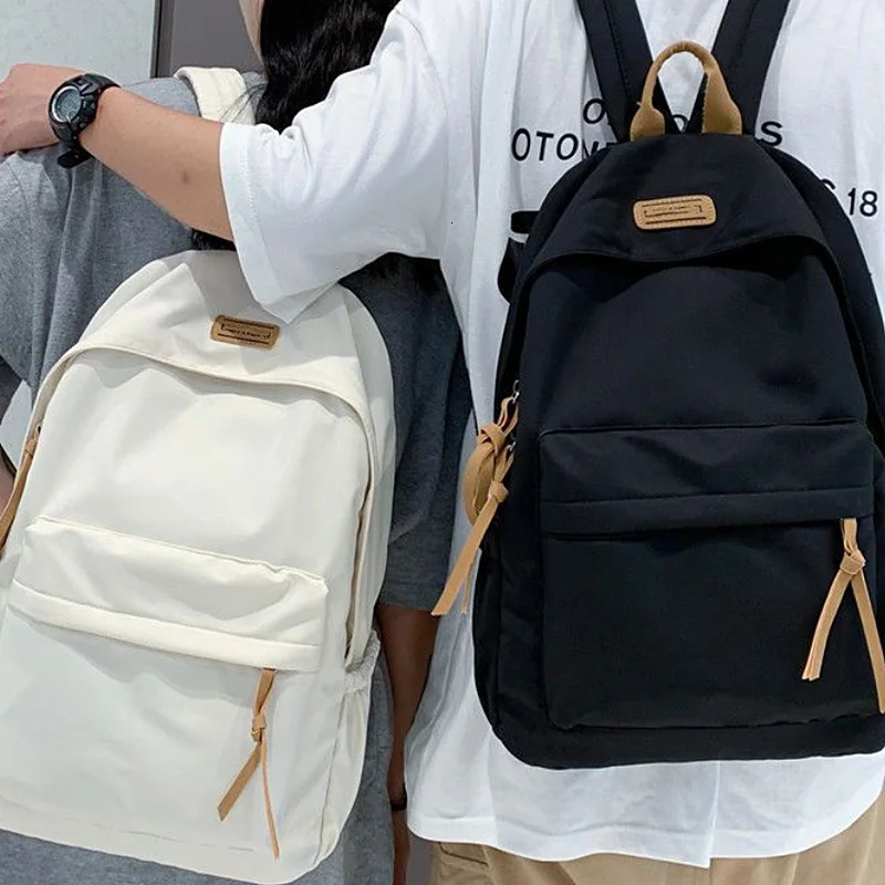 High School Harajuku Ins Versatile School Bag Middle School Students Junior High School Trend Backpack Style Backpack 250402