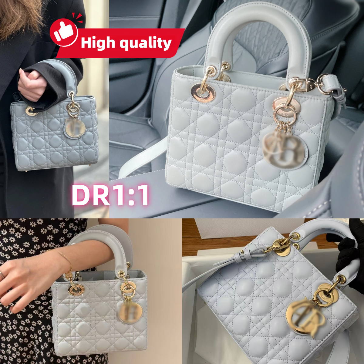 Designer handbag Luxury Retro Metal Hardware Spacious Interior Sturdy Handheld Design High-Quality Daily Bag