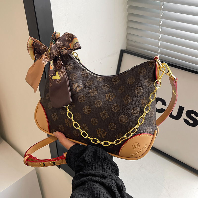 Designer Bag Luxury Bag High-Quality Free Shipping Crossbody Women's New Print Baguette All-In-One Large Capacity Shoulder Bag Single Shoulder Un