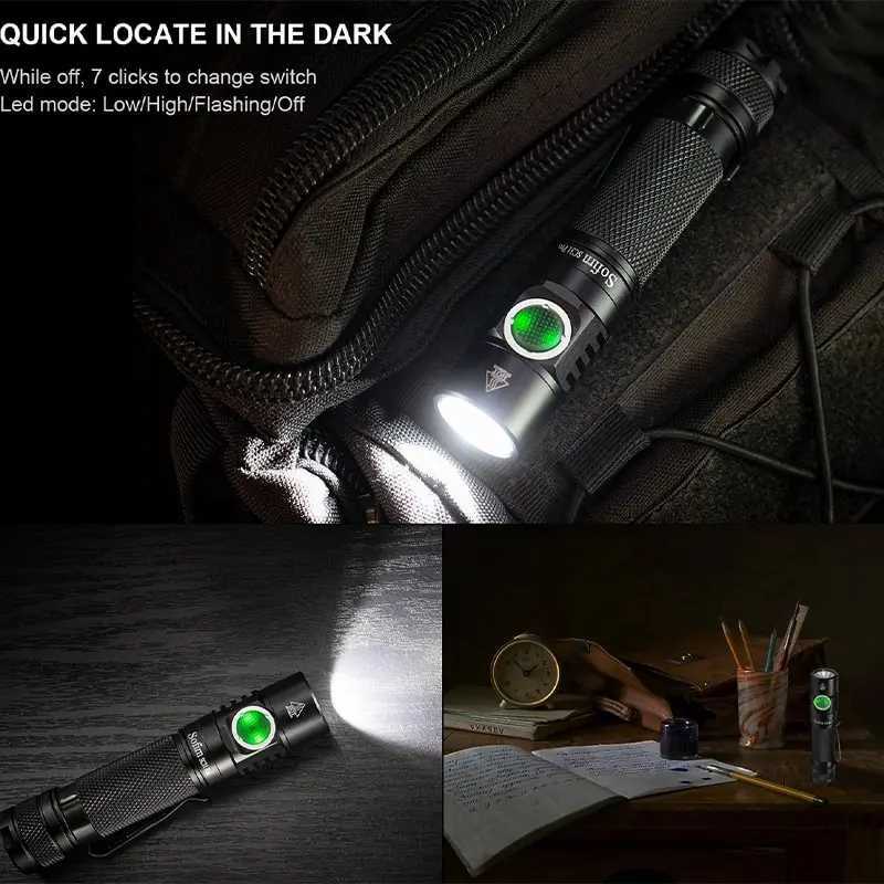 Sofirn SC31 Pro Powerful 2000LM 18650 Flashlight SST40 5V/2A Portable Rechargeable LED Lantern USB C Torch Anduril 20W251106