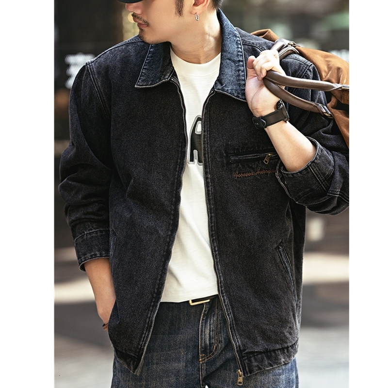 In the spring and autumn of American retro s will old denim jackets mens casual freight 250312
