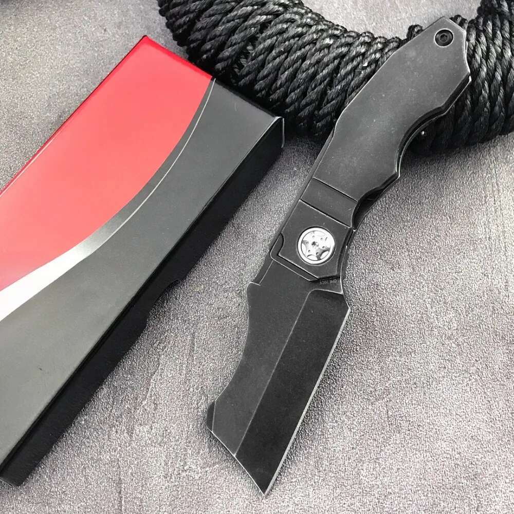C260 Tactical Pocket Folding Stainless D2 Blade 420 Steel Handle Outdoor Survival Hunting Rescue Knife EDC Tools