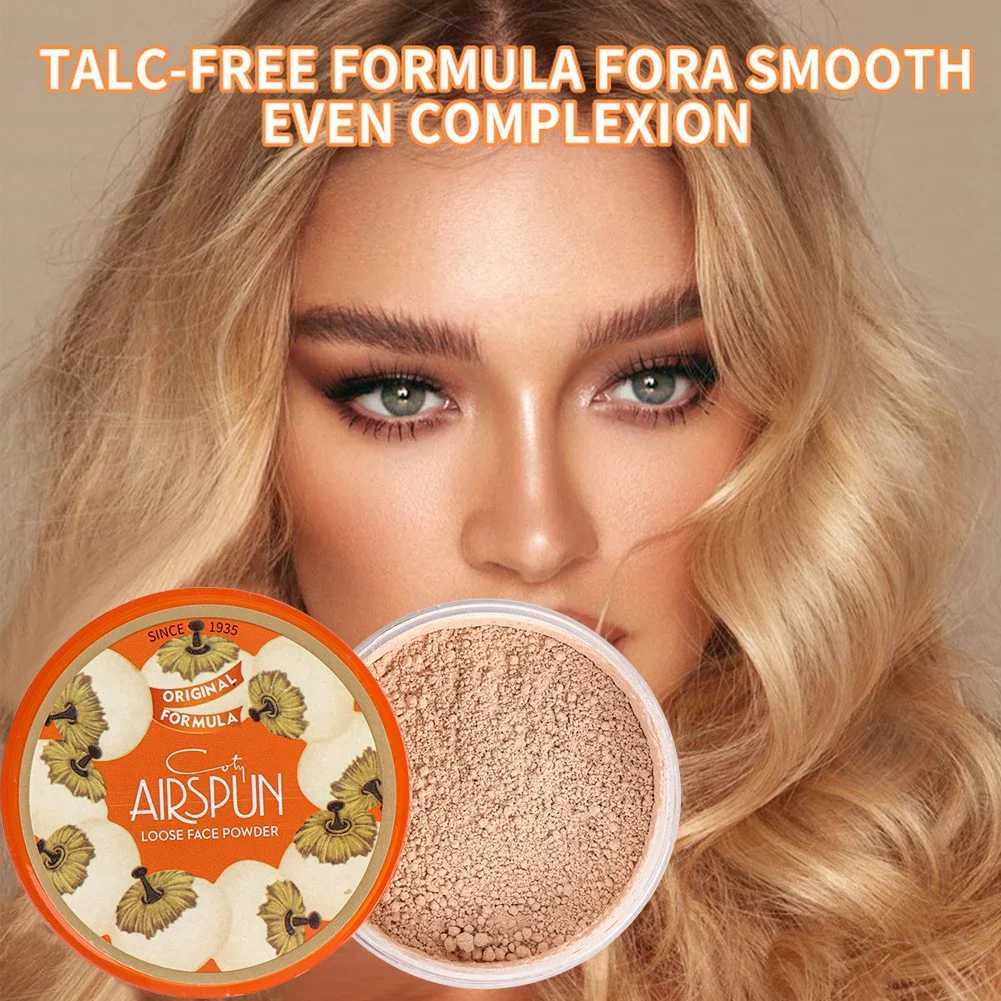 Loose powder bright concealer mineral facial basic cosmetics durable powder pad compact set powderXJ250407