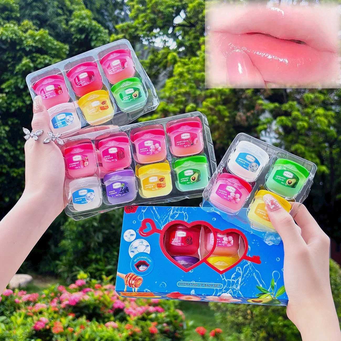 4/6/8Pcs lipstick treatment moisturizing all natural lipstick dry lipstick moisturizing power lipstick nursing nourishing repair jelly W250407