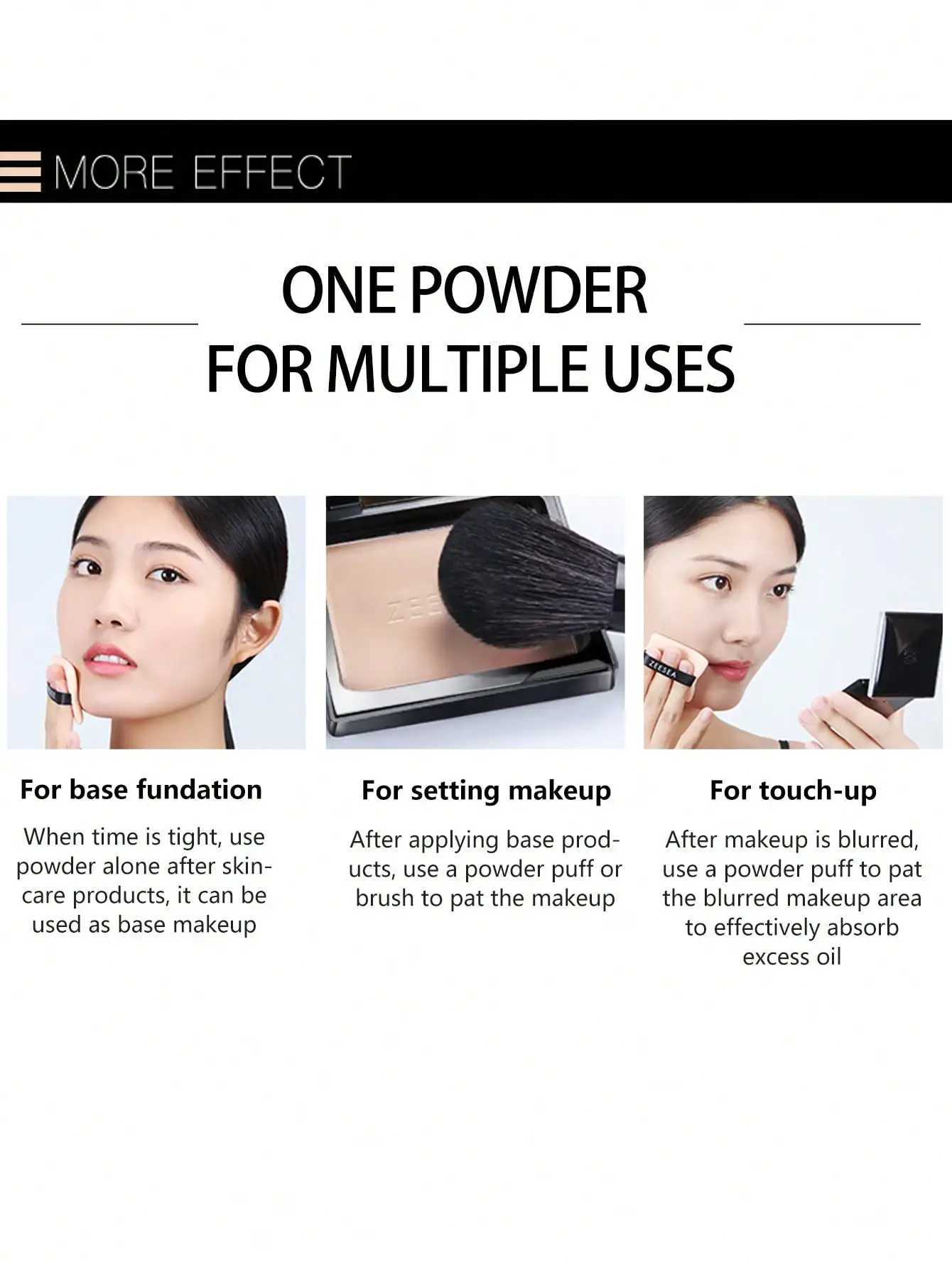 Zeesea Refreshing Silky Powder M00 M01 M02 Womens MakeupXJ250407