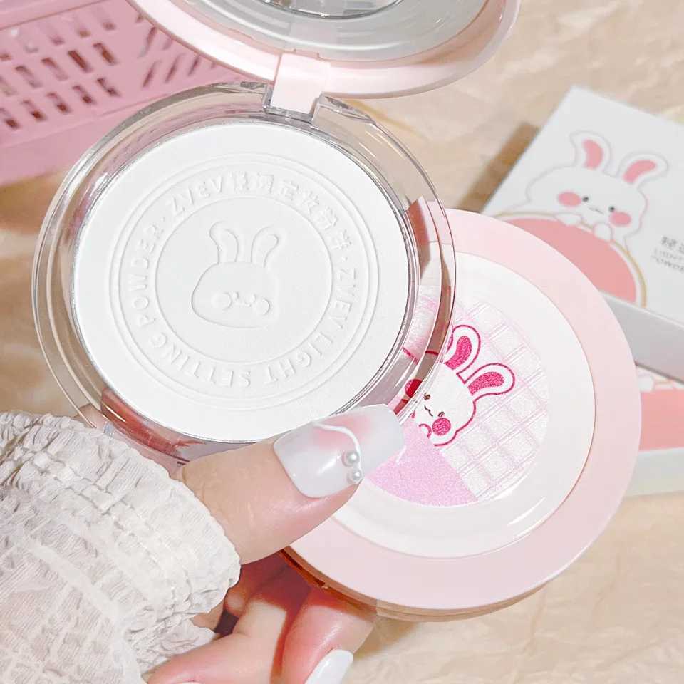 Set up powder absorption oil control long-term waterproof light exquisite silver powder free filled with loose powder from a large white cakeXJ250407