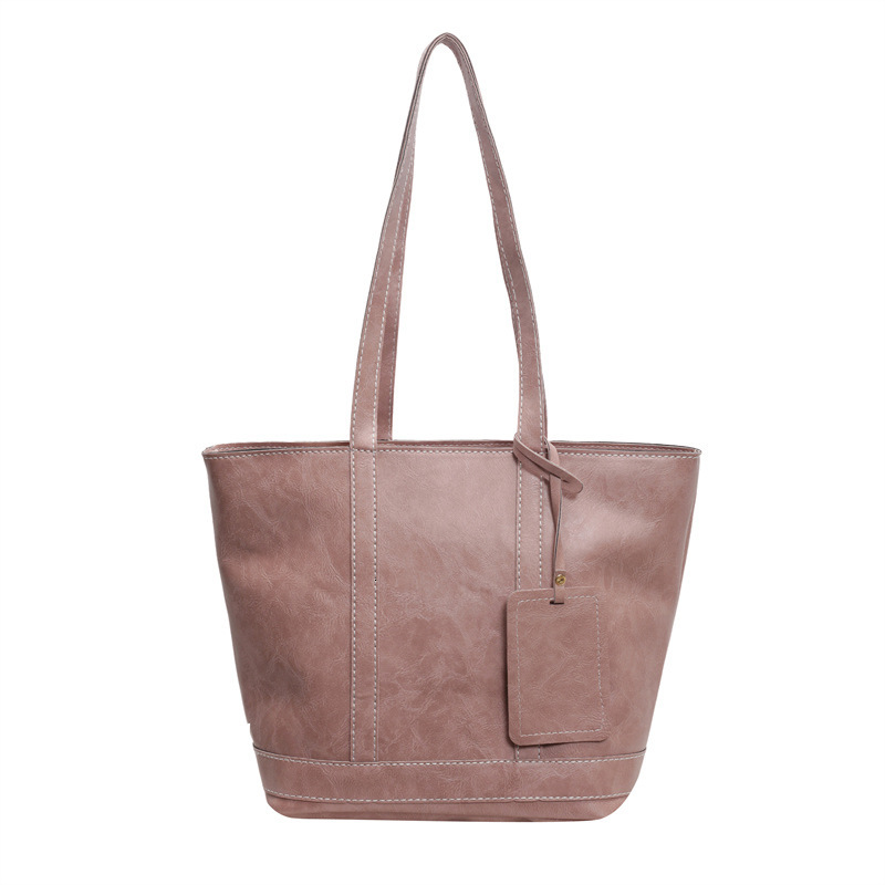 2025S Designer Women S Bag Fashionable Large Capacity Handbag For Work Shopping Commuting Simple Tote Bag Textured Casual One Shoulder Armpit Bag