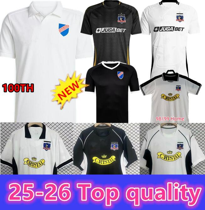 25/26 Colo Colo Soccer Jerseys 2025 Centenary Kit Palacios Home Away V.PIZARRO ISLA VIDAL Football Shirts