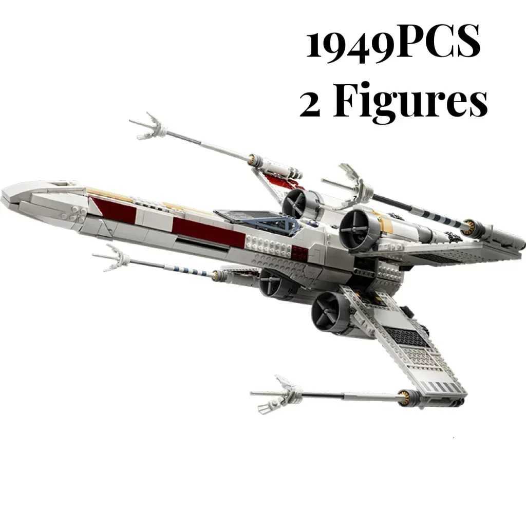 New 75355 Building Kit Classic Contruction Toy Spaceship Planefighter Blocks Bricks Toys for Kids Boy Gift Y251107